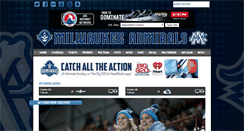 Desktop Screenshot of milwaukeeadmirals.com